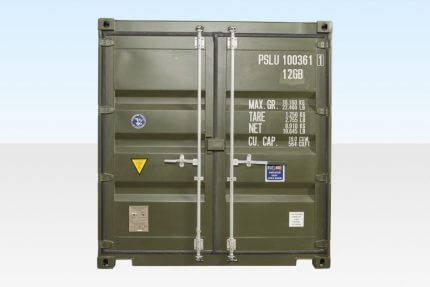 10FT X 8FT SHIPPING CONTAINER (ONE TRIP) GREEN (RAL 6007)