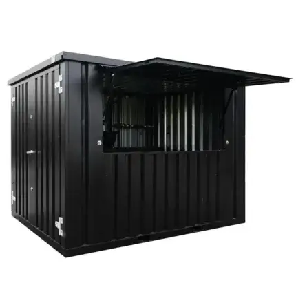 10 FOOT CONTAINER BLACK RAL 9005