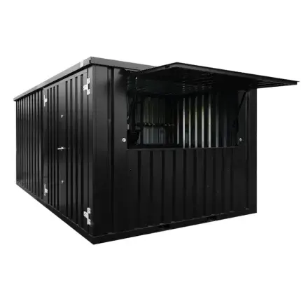 SHIPPING CONTAINER BAR 4×3 XL METERS BLACK RAL 9005