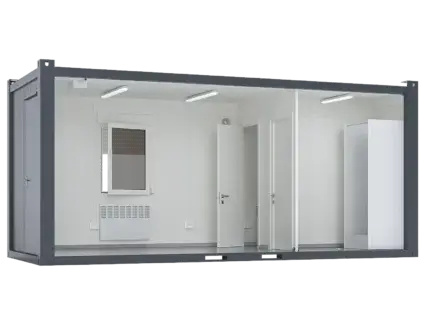 20 FEET PREMIUM SANITARY CONTAINER WITH BREAK ROOM, TOILET & SHOWER