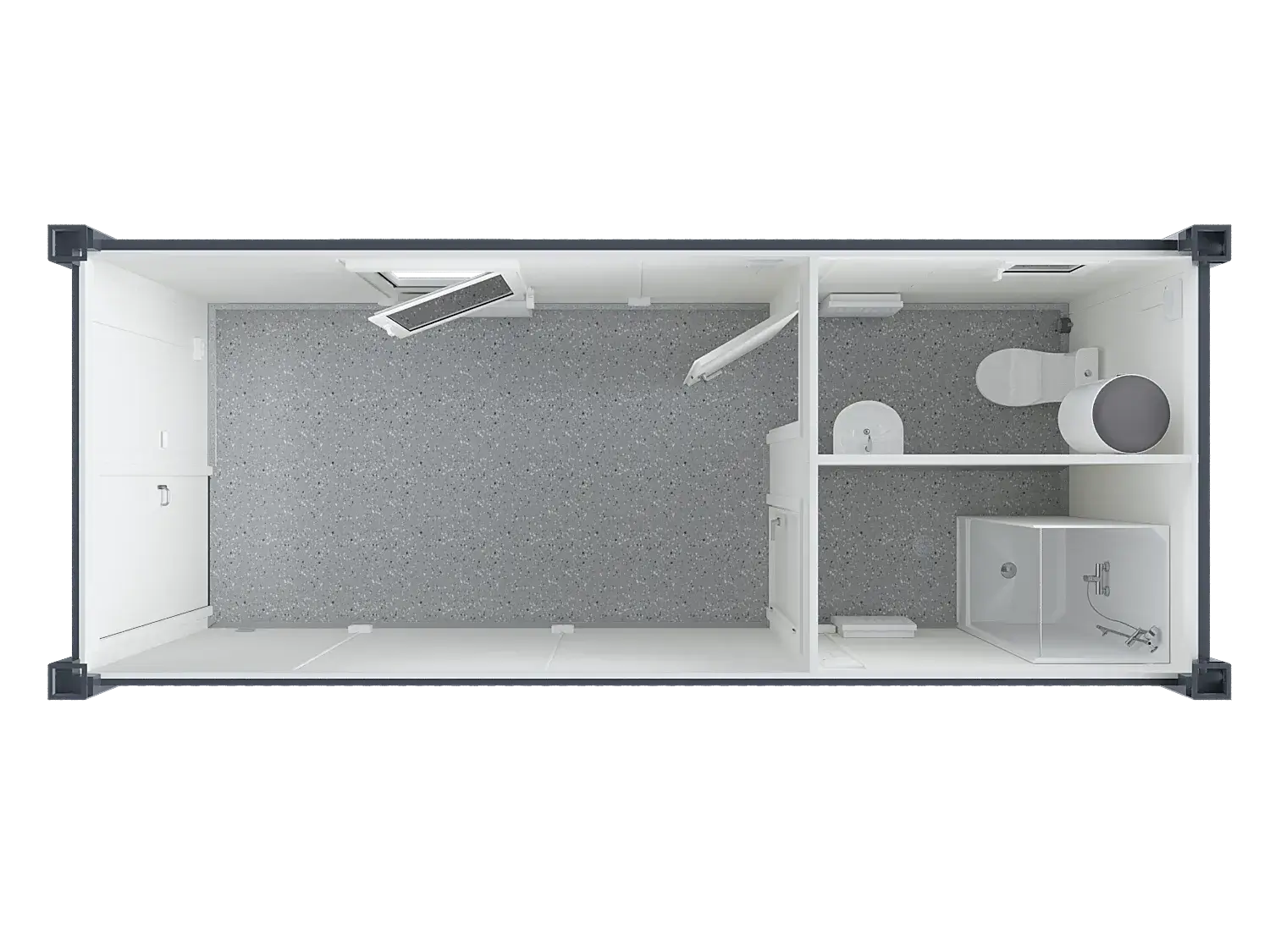 uo.webp 20 FEET PREMIUM SANITARY CONTAINER WITH BREAK ROOM, TOILET & SHOWER