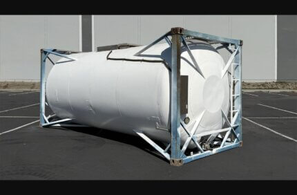 20ft Used ISO Tank Container hero profile - Cargo Co
