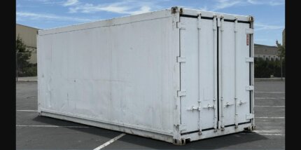 20ft used refrigerated container 3/4 angled view from door end - Cargo Co Pty Ltd