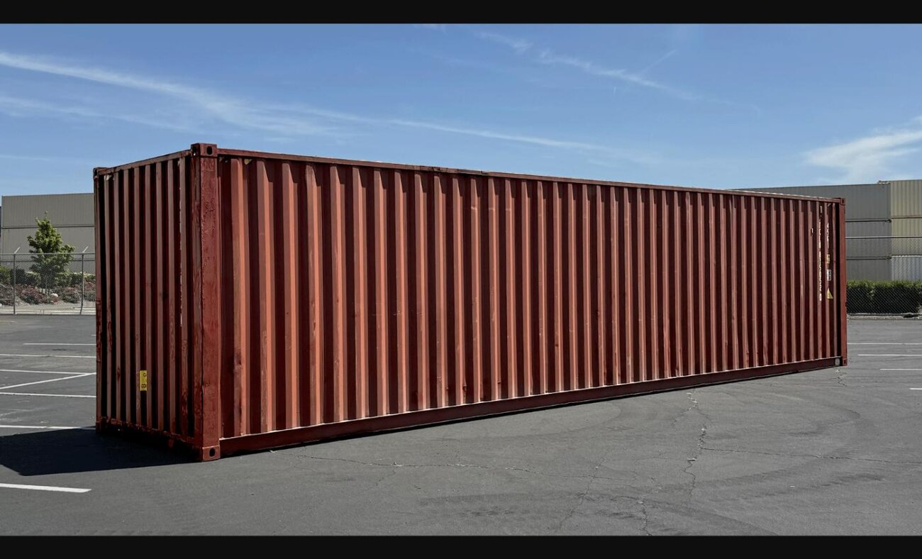 40ft Used High Cube Shipping Container side profile — Cargo Co Australia